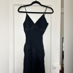 Black Anna Sui evening dress